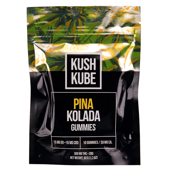 Pina Kolada 10ct Kush Kube Gummies