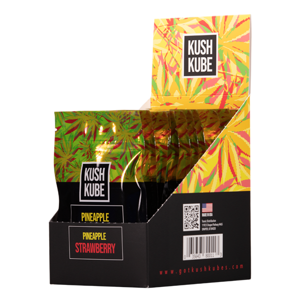 Pineapple Strawberry 10ct Kush Kube Gummies