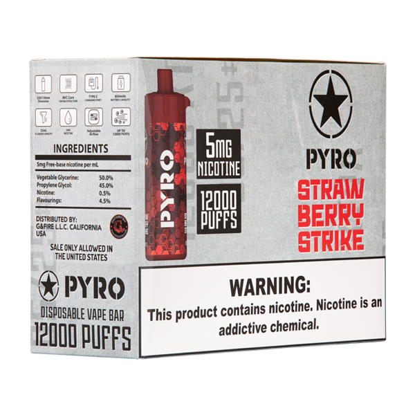 Strawberry Strike PYRO 12000