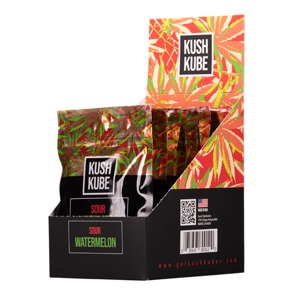 Sour Watermelon 10ct Kush Kube Gummies