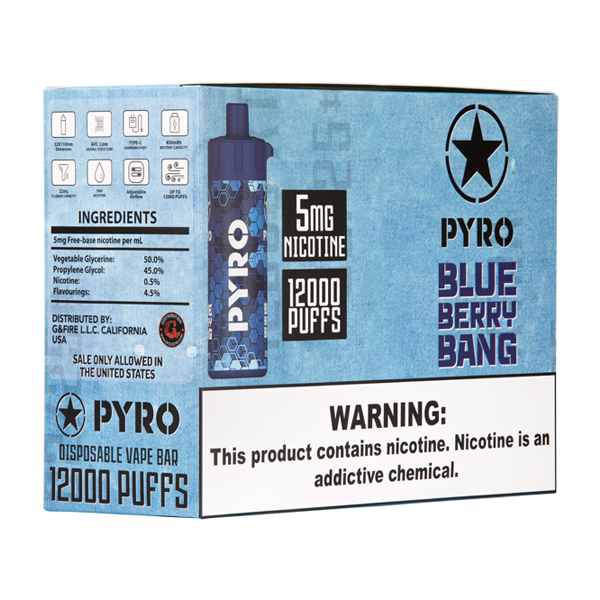 Blueberry Bang PYRO 12000