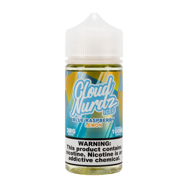 Iced Blue Raspberry Lemon by Cloud Nurdz 100mL