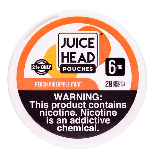 Peach Pineapple Mint Juice Head Pouches