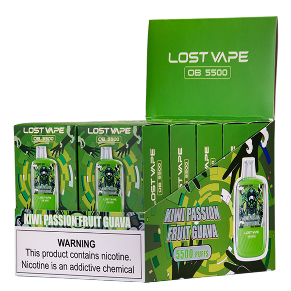 Kiwi Passion Fruit Guava Lost Vape OB5500