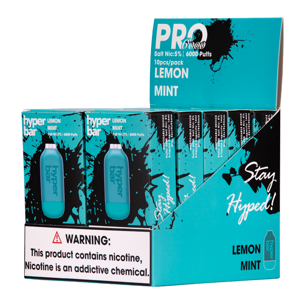 Lemon Mint Hyper Bar Pro 6000