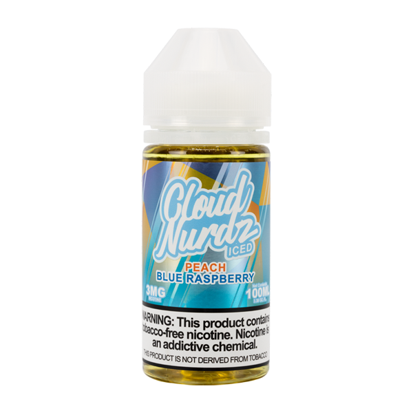 Iced Peach Blue Raspberry by Cloud Nurdz 100mL