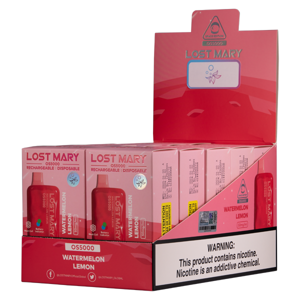 Watermelon Lemon Lost Mary OS5000