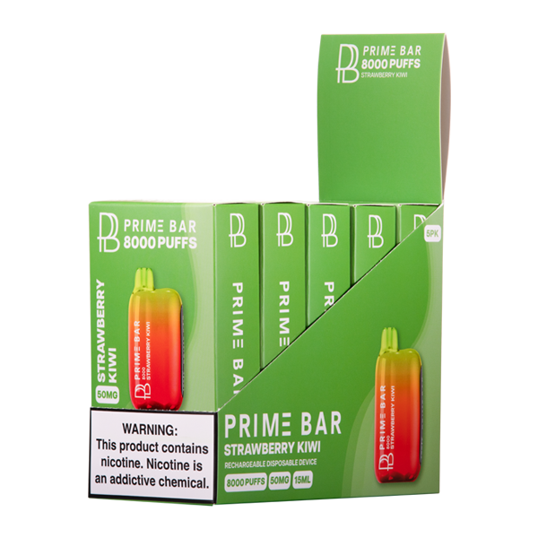 Strawberry Kiwi Prime Bar 8000