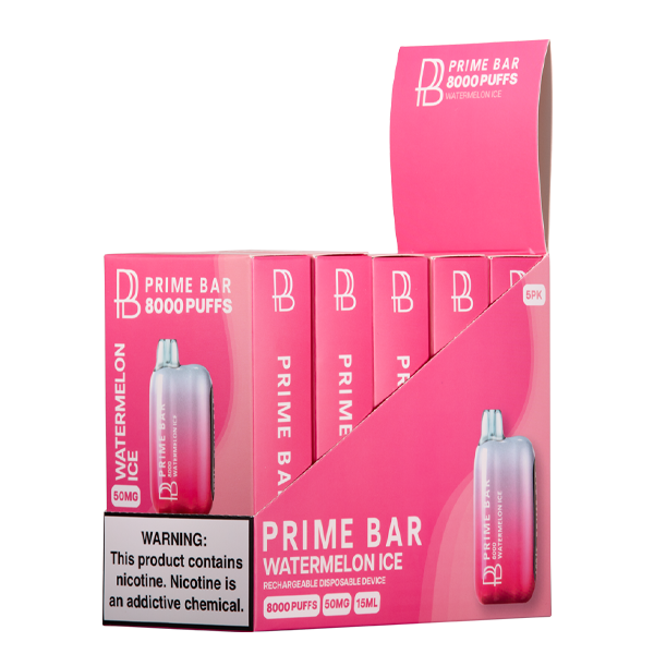 Watermelon Ice Prime Bar 8000